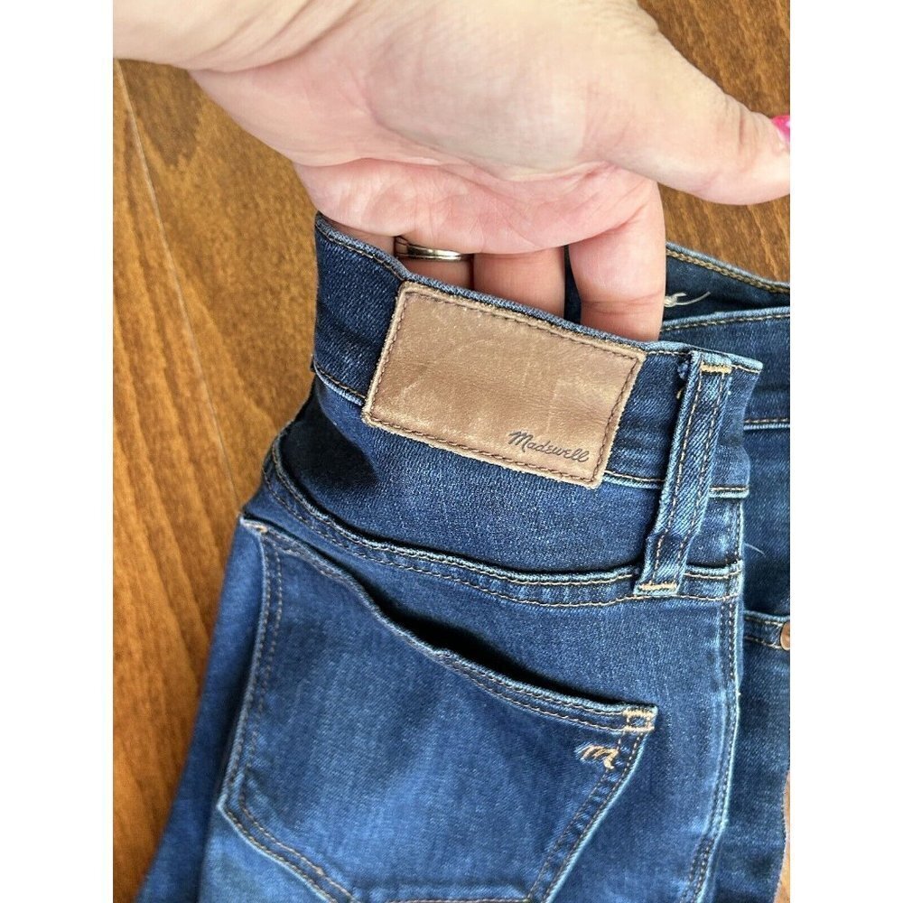 Madewell 9” High Rise Skinny Medium wash jeans 25 Womens DEFECT - Picture 4 of 10
